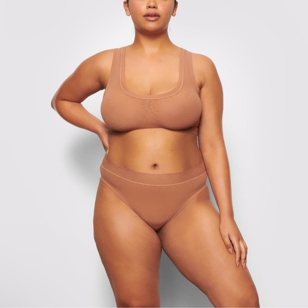 SKIMS Summer Mesh Brief Sienna XXS